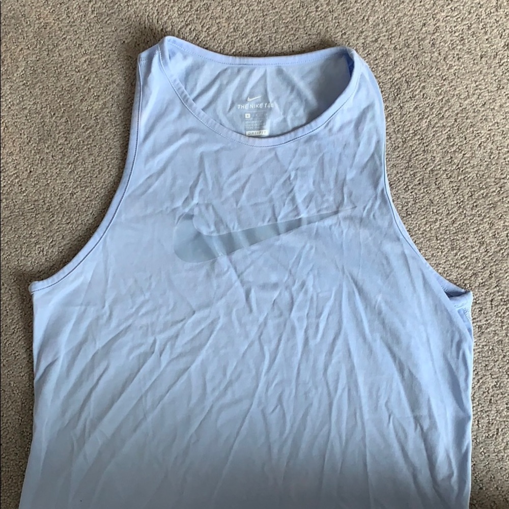 Nike light blue tank